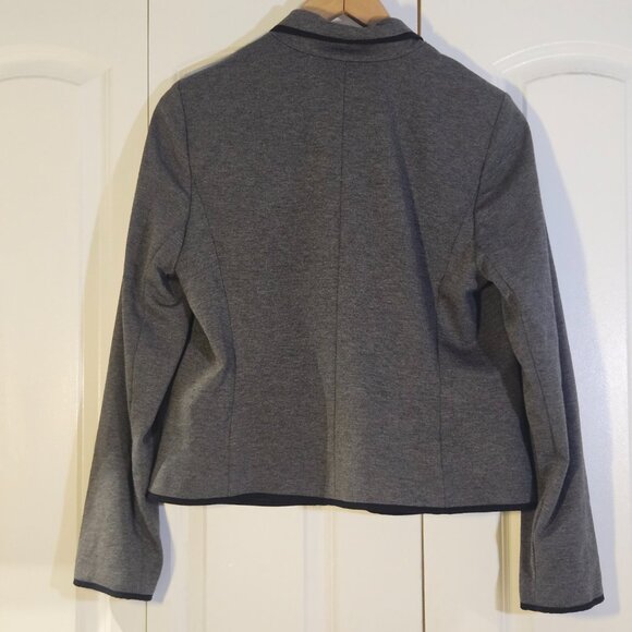 GAP Women's Blazer Size 18 "The Academy Blazer" Gray with Black Accents Office - Picture 7 of 7